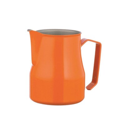 Motta Stainless Steel Professional Milk Pitcher 254 fl oz Orange