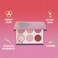 Juvias Place Palette Blushed Rose  Rosy Pinks RoseGold Shades of 6 Professional Eye Makeup Pigmented Makeup Palette