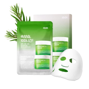 isoi Moisture Dr Mask Pack 10EA  Nourish Your Skins Natural Barrier with Tea Tree Ceramide and Hyaluronic Acid  Deep Hydration and Soothing Care  Korean Skin Care