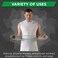 THERABAND Resistance Band Loop Professional Latex Mini Band for Lower Pilates Crossfit Yoga Stretching Therapy Strength Training without Weights 18 Inch Green Heavy Intermediate Level 1
