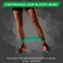 THERABAND Resistance Band Loop Professional Latex Mini Band for Lower Pilates Crossfit Yoga Stretching Therapy Strength Training without Weights 18 Inch Green Heavy Intermediate Level 1