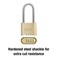 Master Lock 175DLHWD Set Your Own Word Combination Padlock 214 in Shackle Brass Finish