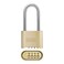 Master Lock 175DLHWD Set Your Own Word Combination Padlock 214 in Shackle Brass Finish