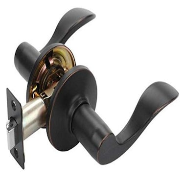 Dynasty Hardware HER8212P Heritage Lever Passage Set Oil Rubbed Bronze