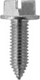 50 M610 x 20mm Slotted Hex Head License Plate Screws