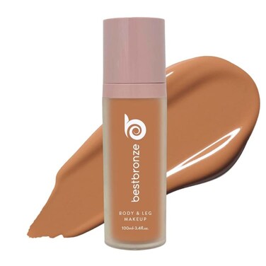 Best Bronze Bombshell Body  Leg Makeup  Waterproof Leg Makeup  Body Foundation  Body Makeup for Scars Varicose Veins Cover Up  Leg Concealer NC50 Rich Brown