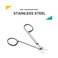 Rui Smiths Pro Precision Toenail Scissors  Stainless Steel Pedicure Trimmer Cutter with MicroSerrated AntiSkid Cutting Edges and Long Handles For Hard Nails  Made in Solingen Germany