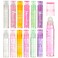 Expressions 12pc Roll On Lip Gloss Set with Carrying Case 12Piece Glossy Lip Makeup  Assorted Fruity Flavors Non Toxic Kid Friendly Party Gift Best Friends
