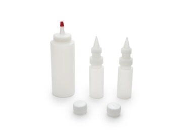 Fox Run Decorating Set 3 Icing Bottles Clear