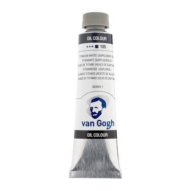 Van Gogh Oil Color Paint 40ml Tube Titanium White 105
