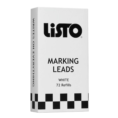 Listo 162 Marking Pencils Refill  White Box of 72 Grease PencilsChina Marking PencilsWax Pencils