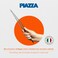 Piazza Stainless Steel Precision Kitchen Tong 15 cm  6 Inch