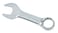SUNEX TOOLS 993032 1 Fully Polished Stubby Combination Wrench