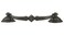 Richelieu Hardware BP30214909 4 14inch 108 mm CentertoCenter Matte Black Iron Traditional Cabinet and Drawer Pull Handle for Kitchen Bathroom and Furniture