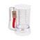 Dalup Enterprises Kid Friendly Mess Free Pancake Cupcake Batter Dispenser Squeeze Handle for Precise Portion Control Great for Waffles Crepes  4 Cup Capacity White