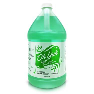 Oh Yuk Jetted Tub Cleaner for Jet Tubs Bathtubs Whirlpools The Most Effective Jetted Tub Cleaner Septic Safe 32 Cleanings per Bottle  1 Gallon