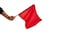 Tandem Sport Red Linesman Flags  Referee Flags with Wooden Handles  Volleyball Referee Flags Soccer Referee Flags  Set of 2 with Carrying Bag
