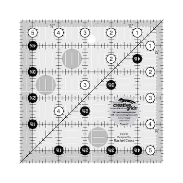 Creative Grids Quilt Ruler 512in Square  CGR5
