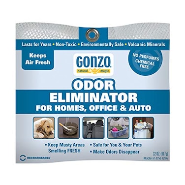 Gonzo Odor Eliminating Rocks  32 oz  907 Grams  Pet Cigarette Smoke Paint Garbage Odor Eliminator For Car Home Gym Bag Basement Locker Room