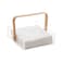 Mind Reader Napkin Holder Kichen Storage Countertop Organizer Caddy Kitchen Acrylic 725L x 725W x 55H Brown