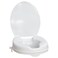 AquaSense Raised Toilet Seat with Lid White 25 Inches
