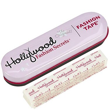 Hollywood Fashion Secrets Double Stick Fashion Tape Seamless Style Support SkinFriendly Adhesive for All Fabrics 36Strip Pack