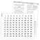 TREND enterprises Inc Numbers 1100 WipeOff Chart 17 x 22