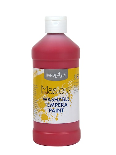 Handy Art Little Masters Washable Paint 16 ounce Red