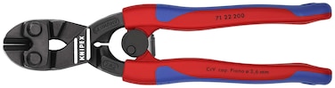 KNIPEX 7122200 Comfort Grip Angled High Leverage Cobolt Cut Red