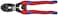 KNIPEX 7122200 Comfort Grip Angled High Leverage Cobolt Cut Red