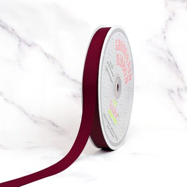 Creative Ideas 50Yard Solid Grosgrain Ribbon 58Inch Wine