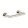 GINGER 4608PN Kubic DoublePost Toilet Paper Holder Polished Nickel
