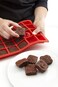 Lekue 24 Cavity Mini Brownie Mold Pan Model   Red