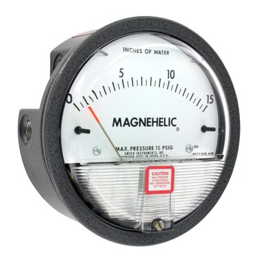 Dwyer Magnehelic Differential Pressure Gage 2015 015 wc