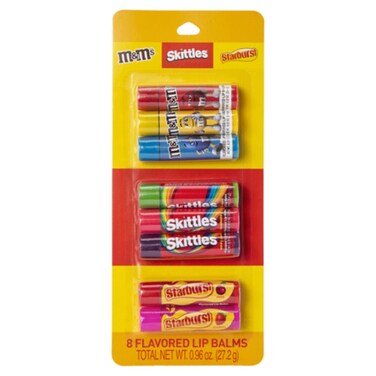 Taste Beauty Mars Candy 8Pack Variety Flavored Lip Balm