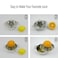Stainless Steel Manual Juicer Fruit Lemon Lime Orange Squeezer with Bowl Juicer Strainer