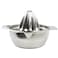 Stainless Steel Manual Juicer Fruit Lemon Lime Orange Squeezer with Bowl Juicer Strainer