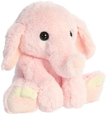 Aurora Playful Lil Benny Phant Baby Stuffed Animal  Soft  Cuddly Toy  Imaginative Play  Pink 10 Inches