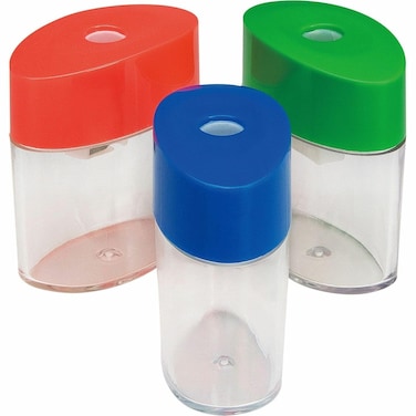 Integra Plastic Sharpener Oval 218Inch Assorted ITA42850