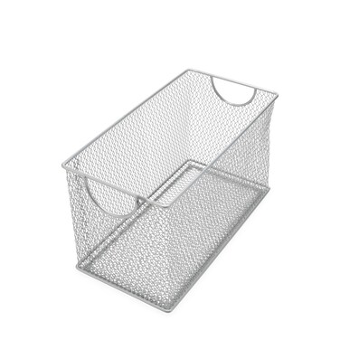 Ybm Home Mesh Storage Cd Box Deep Silver Mesh Great for School Home or Office Supplies Books  Computer Discs Cds and More 1134 1 Cd Box11 X 57 X 63 Inches