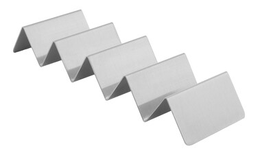 American Metalcraft MTSH5 Stainless Steel Mini Taco Holder 45 Compartments 695 x 2 Silver