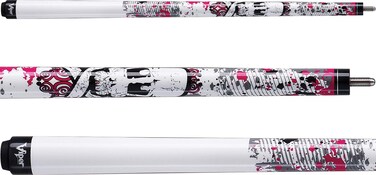 Viper Junior 48 2Piece BilliardPool Cue Pink Bones