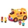 B toys  Interactive Yellow School Bus  5 Toy Figures  Lights And Sounds  Toy School Bus For Toddlers Kids  Driver  Passengers  18 Months   Boogie Bus