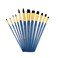 Royal Brush Manufacturing Royal and Langnickel Zip N Close 12Piece Brush Set Soft Black Taklon