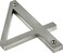 Distinctions by Hillman 843324 4Inch Brushed Nickel FlushMount House Number 4 1 Count Pack of 1