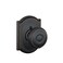 Schlage F170 GEO 716 CAM Georgian Door Knob with Camelot Trim One Sided NonTurning Dummy Door Handle Aged Bronze