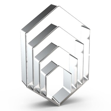 Long Hexagon Cookie Cutter Set Large 5 Inch 4 Inch 3 Inch 2 Inch Geometric Gem Frame Plaque Cookie Cutters Shapes Molds Stainless Steel