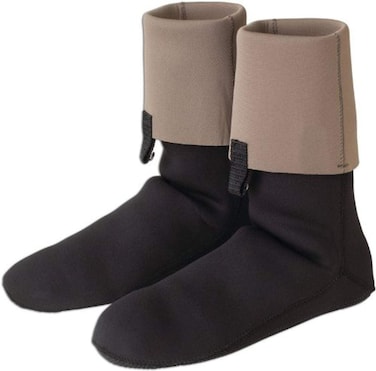 Caddis Black Neoprene Bootie with Gravel Guards Medium