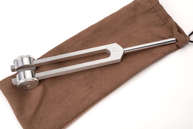 Otto 128 hz Tuning Forks for Healing  Made in the USA  C128 Weighted Tuning Fork  Sound Healing Instruments  Sound Therapy Instruments