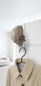 Yamazaki Home Smart Over The Door Hook  Hanging Coat Rack  Steel